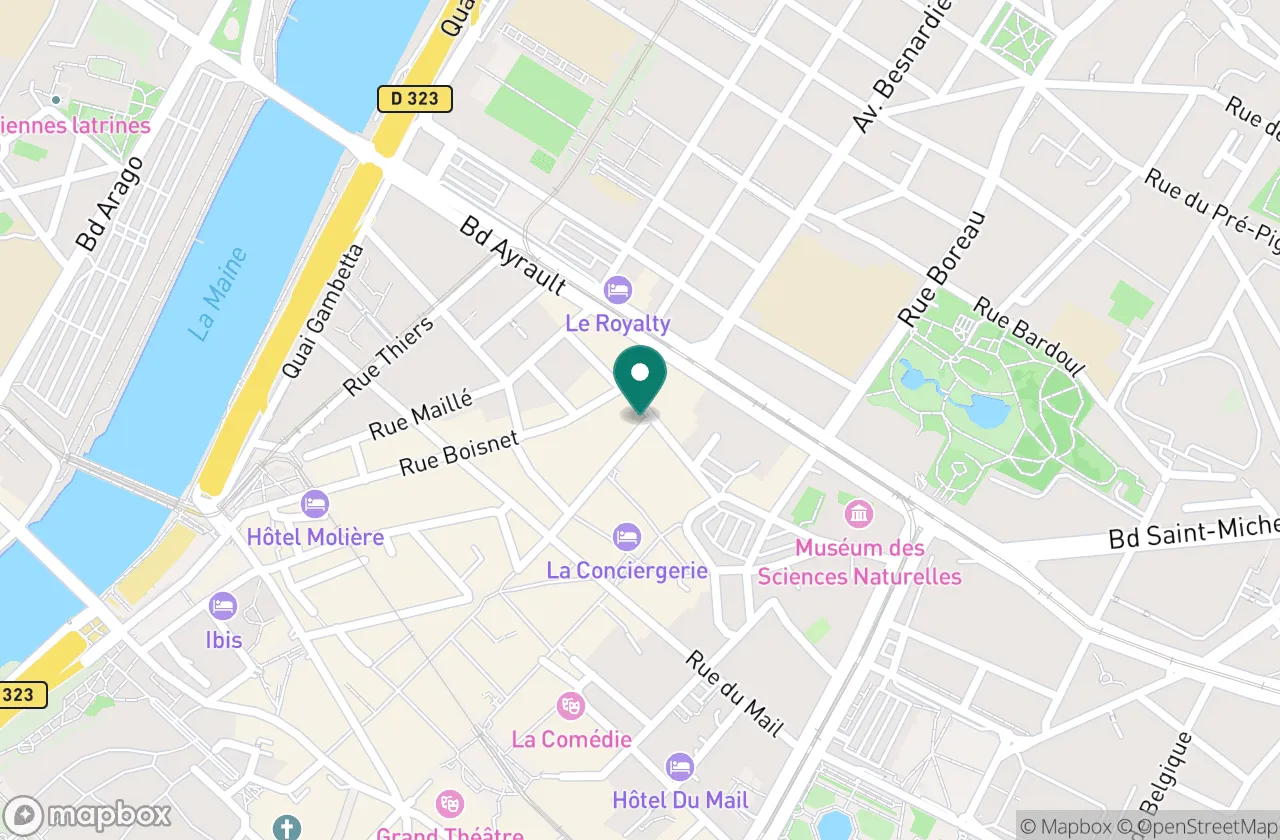 Carte — Angers