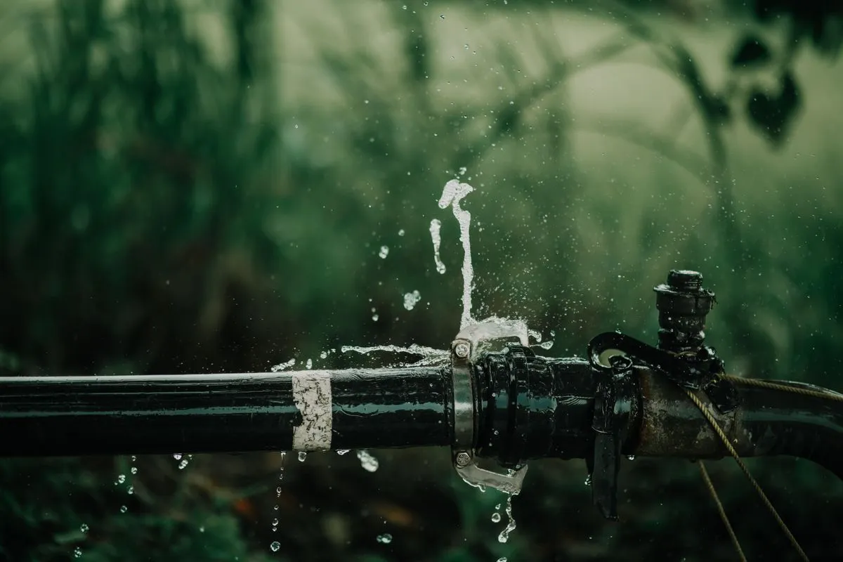 Réparation fuite d'eau